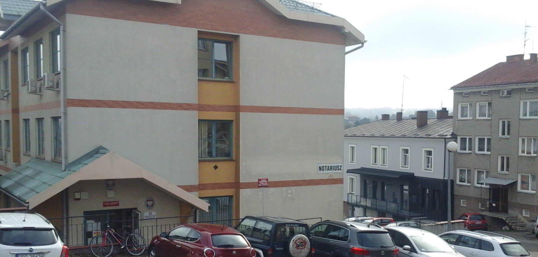 Na zdjęciu budynek Urzędu Skarbowego w Brzozowie