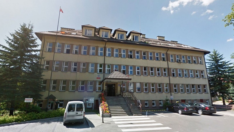 Na zdjęciu budynek Urzędu Skarbowego w Ustrzykach Dolnych