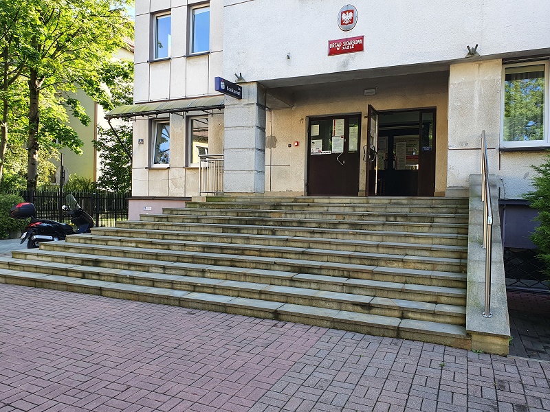Na zdjęciu budynek Urzędu Skarbowego w Jaśle
