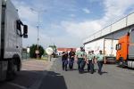robocza wizyta na terenie przejścia granicznego w Korczowej