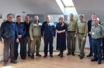 Na zdjęciu obok siebie stoją Konsul Generalna oraz funkcjonariusze Służby Celno-Skarbowej, Policji, Straży Granicznej i słowackiej Policji.